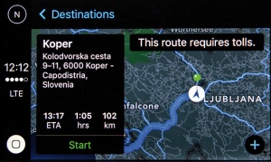 CarPlay omogoča, da uporabljamo Applovo navigacijo namesto Škodine.